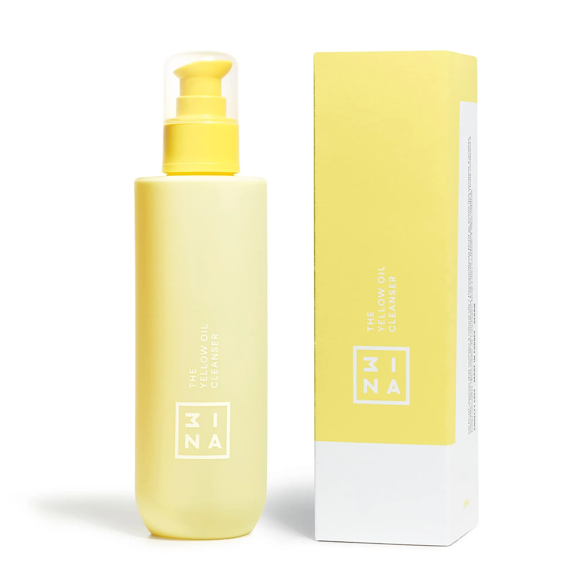 3INA Makeup Vegan, Cruelty Free, The Yellow Oil Cleanser, Face Wash, Moisturizing Makeup Remover, One Size, Yellow, 200 ml