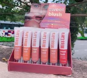 6pcs/set Liquid Blush Matte Moist Liquid Blusher Natural Cheek Tint Blush Waterproof Lasting Brightening Blush