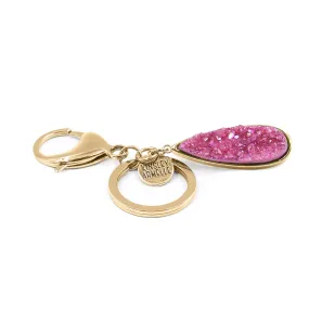 Accessory Collection - Blush Quartz Drop Keychain