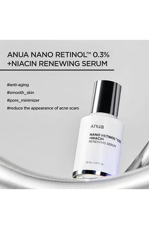 [Anua] Nano Retinol 0.3%   Niacin Renewing Serum (30mL/1.01 fl.oz)