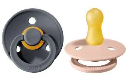 BIBS Pacifier 2 Pack - Cloud / Blush