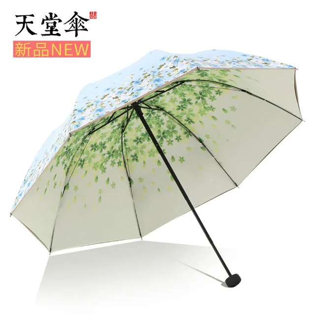 Black glue, sunscreen, anti ultraviolet, double deck sun umbrella