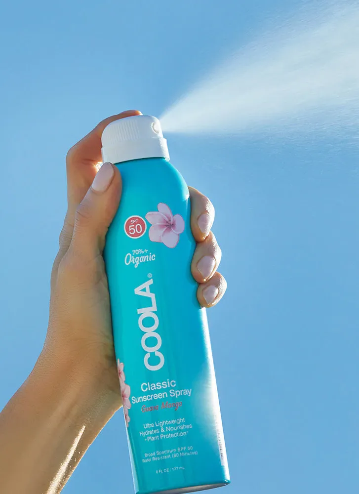 Coola Classic SPF50 Body Spray Guava Mango