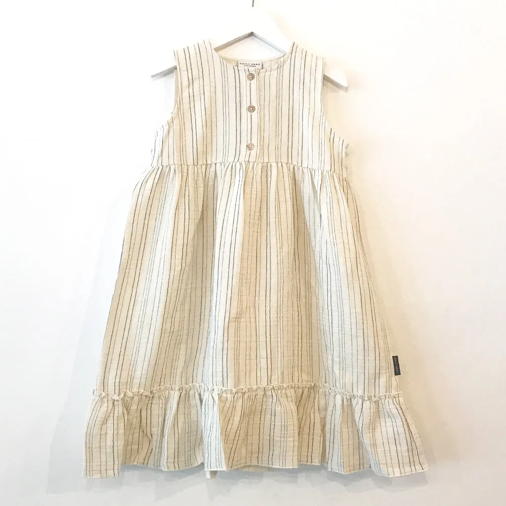 Dress Moon Striped Mellow Blush