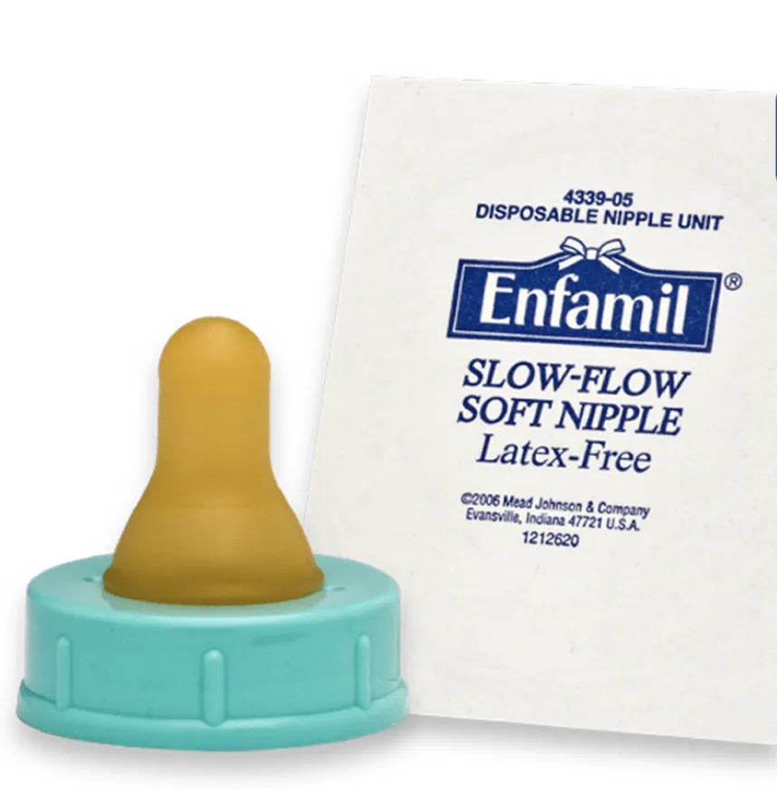 Enfamil Slow-Flow soft bottle nipples