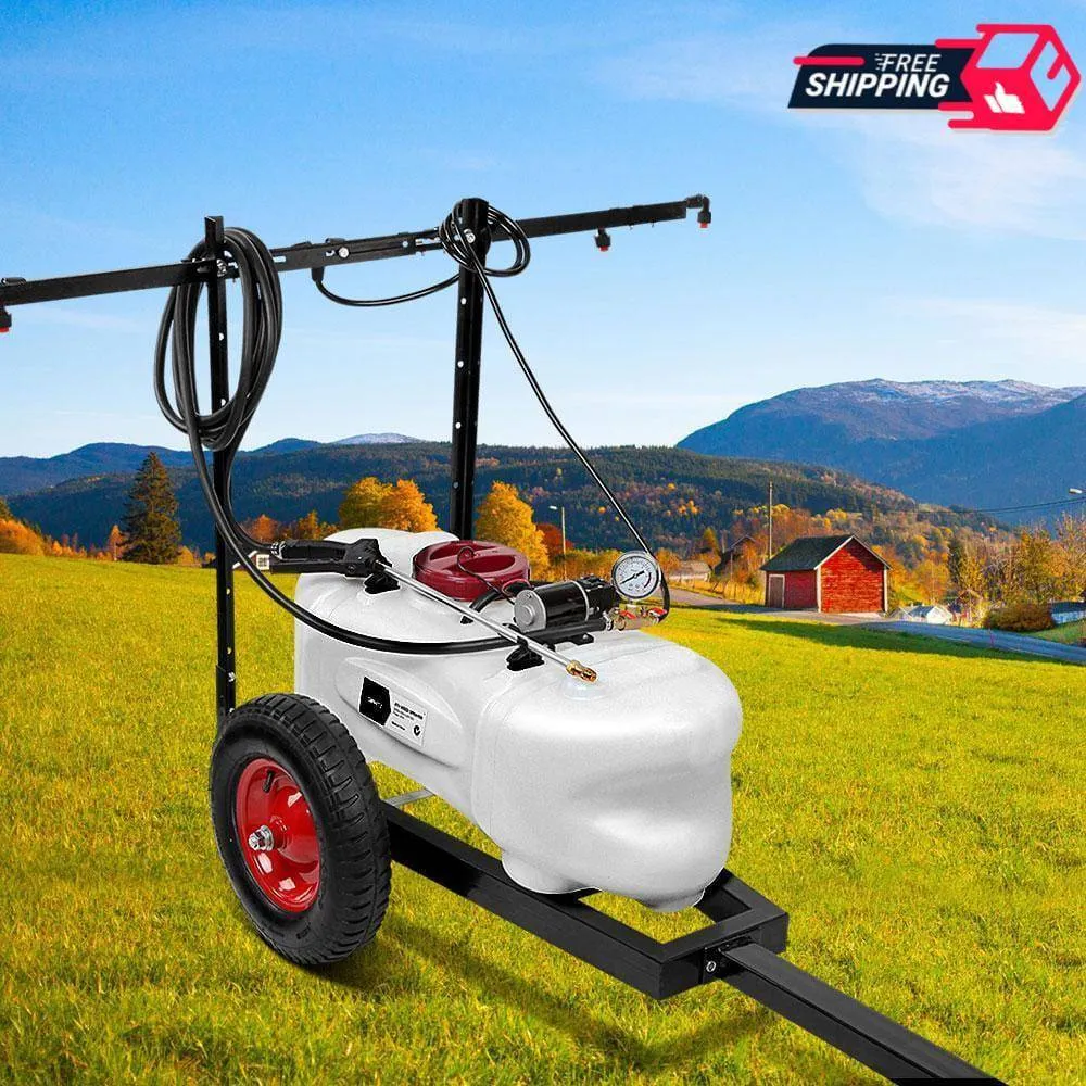 Giantz Weed Sprayer 60L Trailer 1.5M Boom Garden Spray