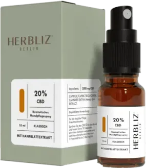 HERBLIZ CBD oil 20% classic mouth spray