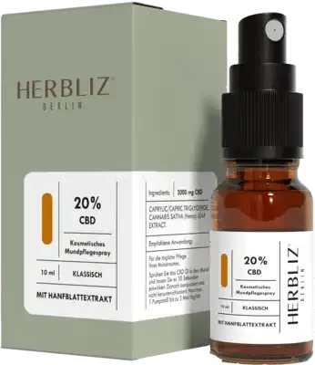 HERBLIZ CBD oil 20% classic mouth spray