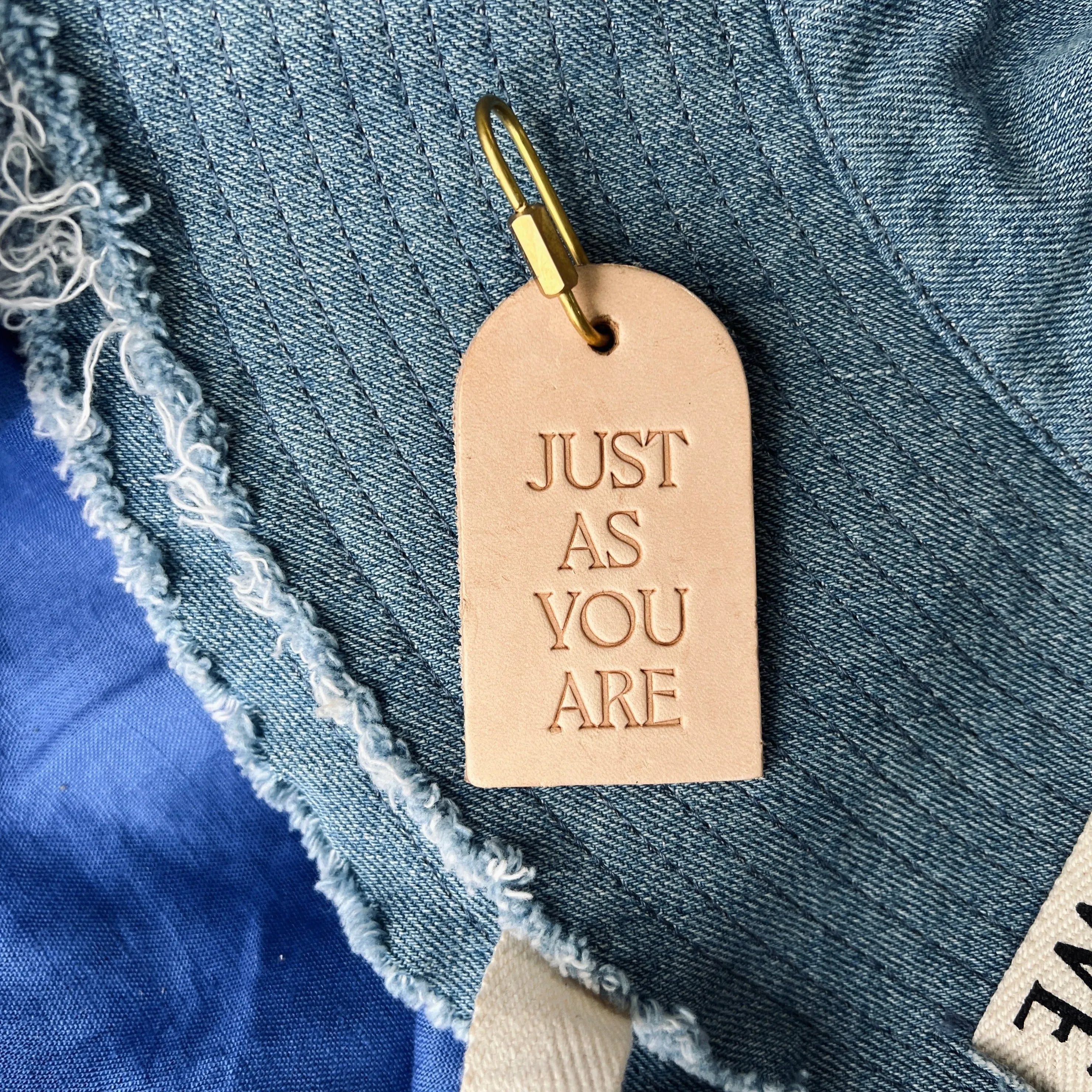 'JUST AS YOU ARE' / keyring