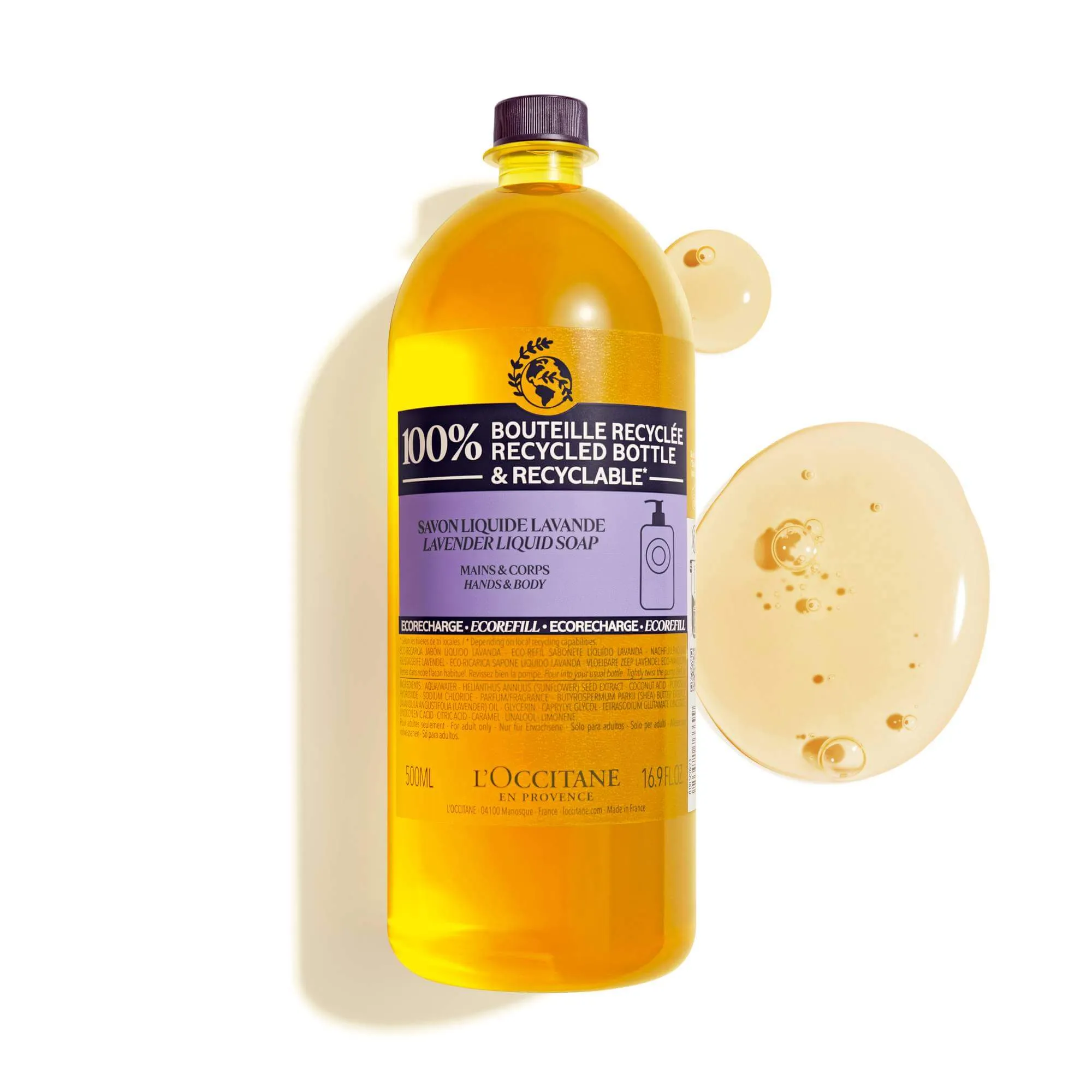 L'OCCITANE Shea Lavender Hands & Body Liquid Soap