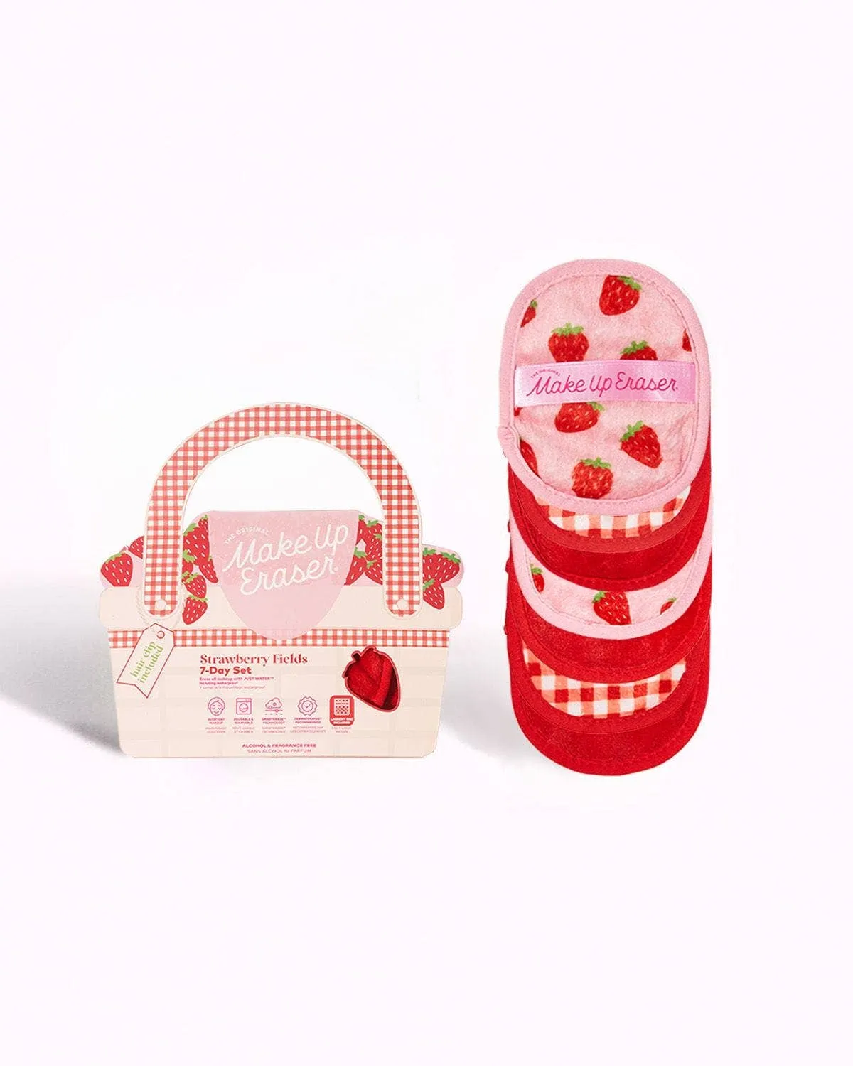 Strawberry Fields MakeUp Eraser 7-Day Set