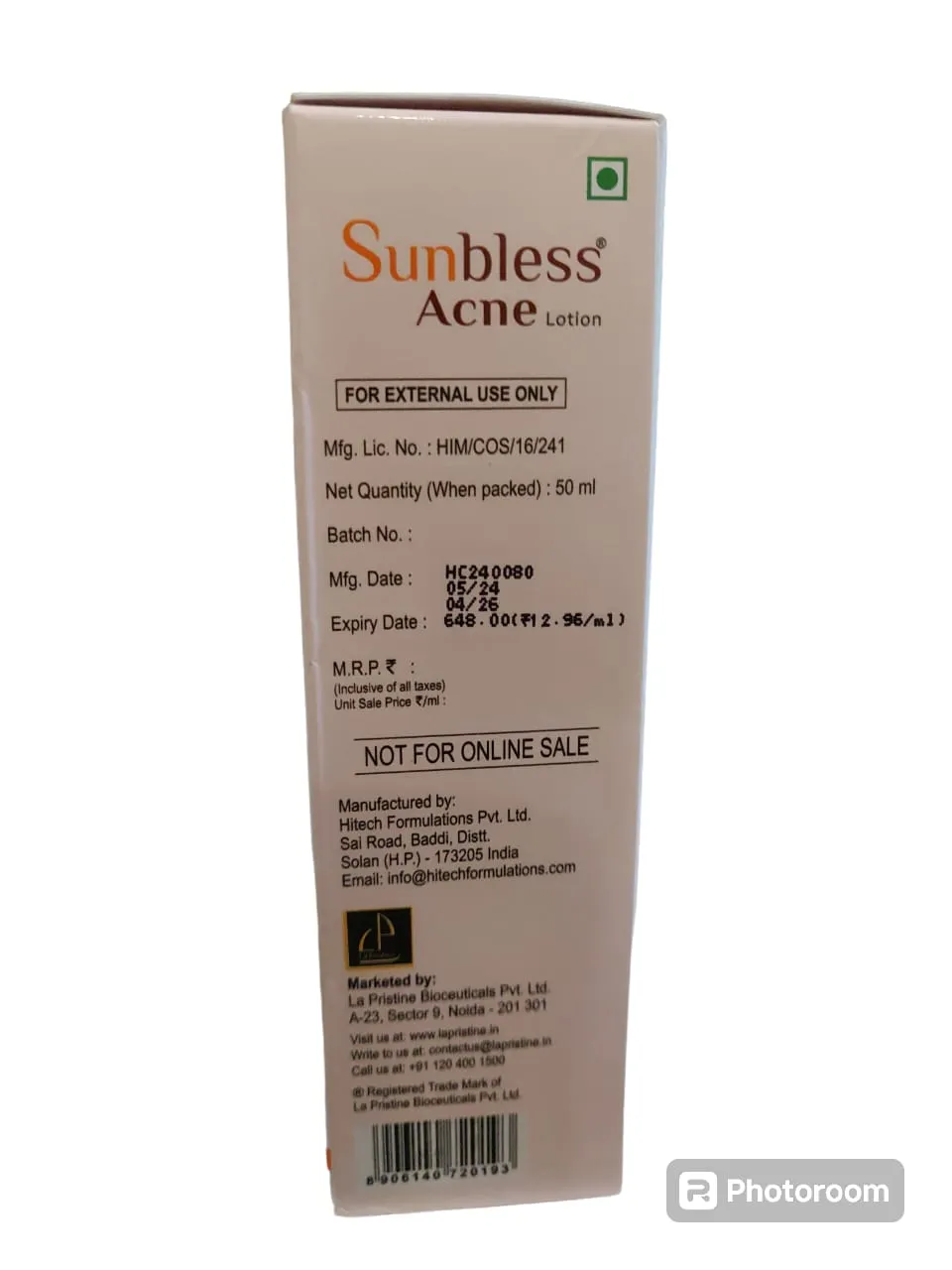 Sunbless Oil Control Lotion