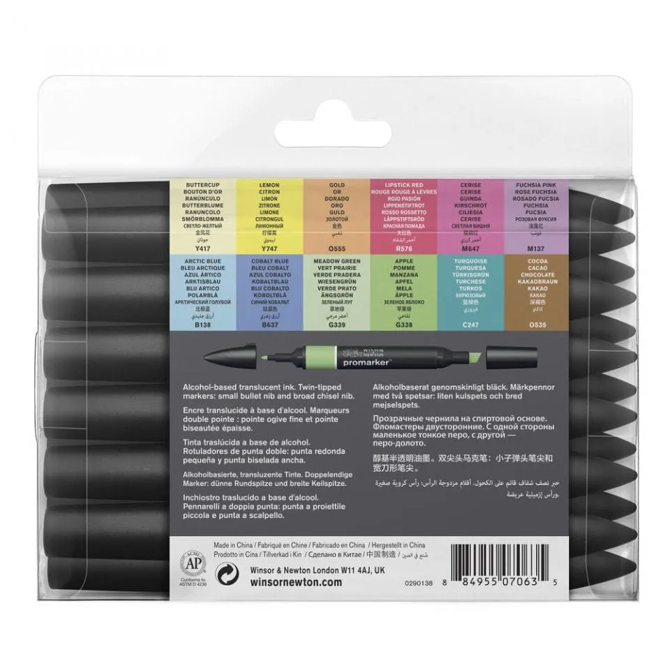 Winsor & Newton Promarker 12 1 Set No. 2